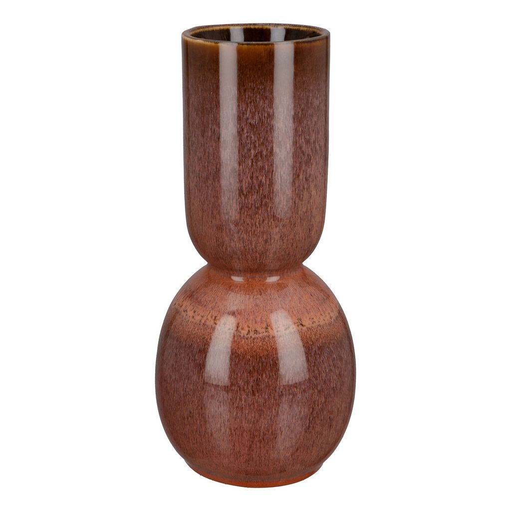 Gilde Vase, "Rasto", Keramik, rosa, VE 1, H. 30 cm, D. 13 cm 32428 4063387324288