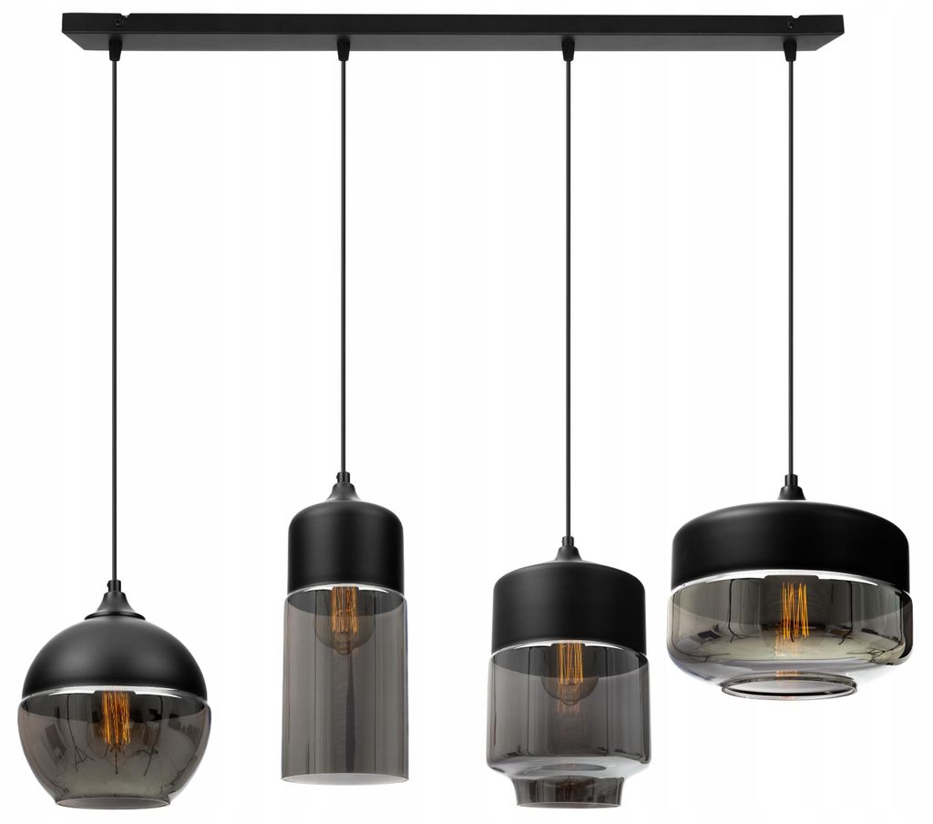 LED Deckenleuchte mit Glasschirm – Moderne Hängelampe Plafond