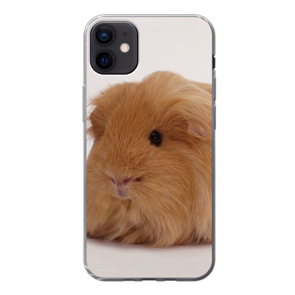 MuchoWow Handyhülle Schutzhülle Hülle für iPhone 12 mini Sheltie-Meerschweinchen Silikon Softcase Handy Hülle - Bild