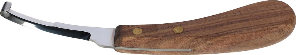 Kerbl Hufmesser zweischneidig, 85x12mm Klinge, rostfrei, Produktbild 