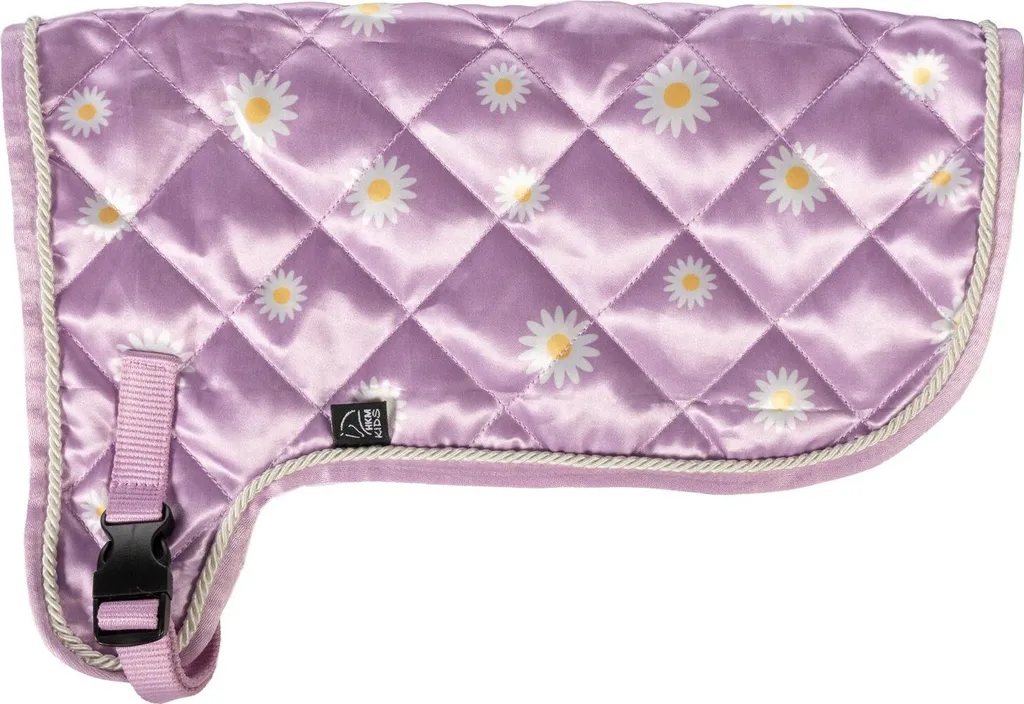Couverture Hobby Horse Violette HKM Kids Design Marguerite Haute Qualité