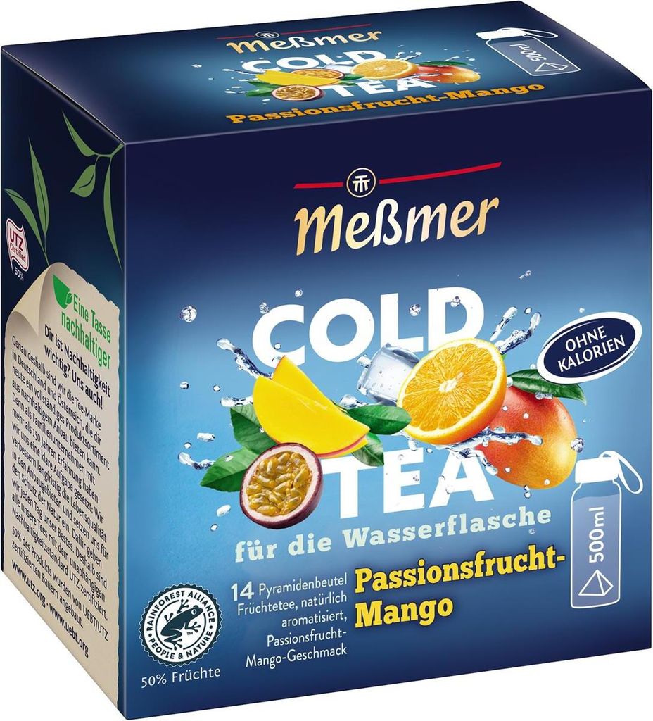 Meßmer Cold Tea ovocný sladký mučenka mango 14 čajových Obrázek produktu 