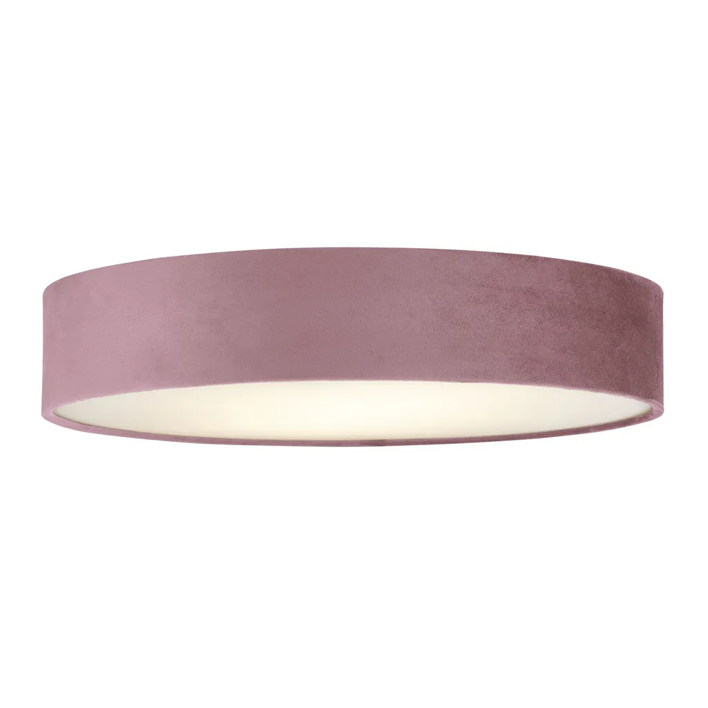 Paralume Rosa Velluto a Filo 3Lt - Design Esclusivo per Living di Lusso