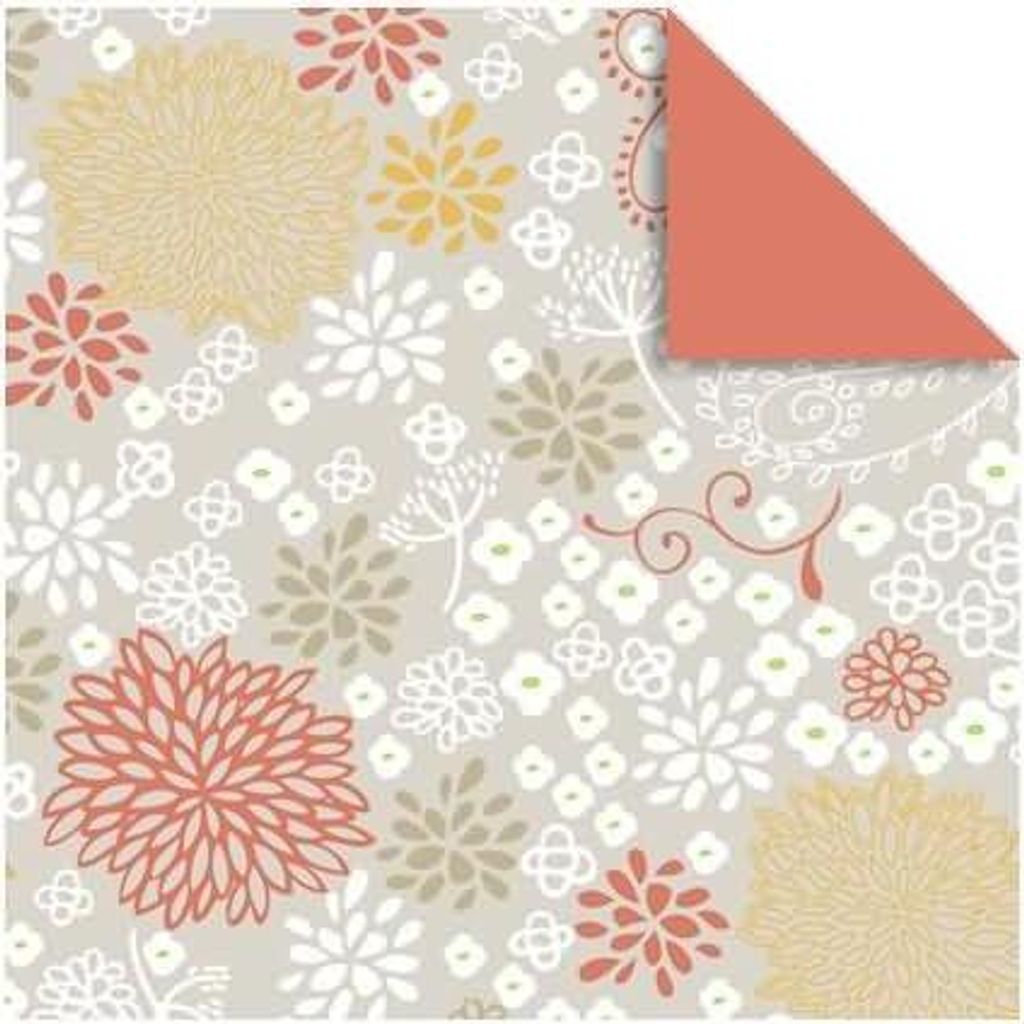 Faltblätter Florentine Chrysanthemen 80g/qm 10x10cm VE=65 Blatt Motiv 01