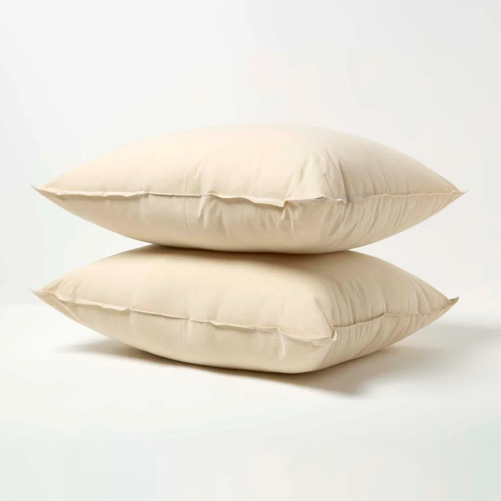 Lot Oreiller 60x70 cm Anti-Acarien en Coton et Microfibre Haute Qualité