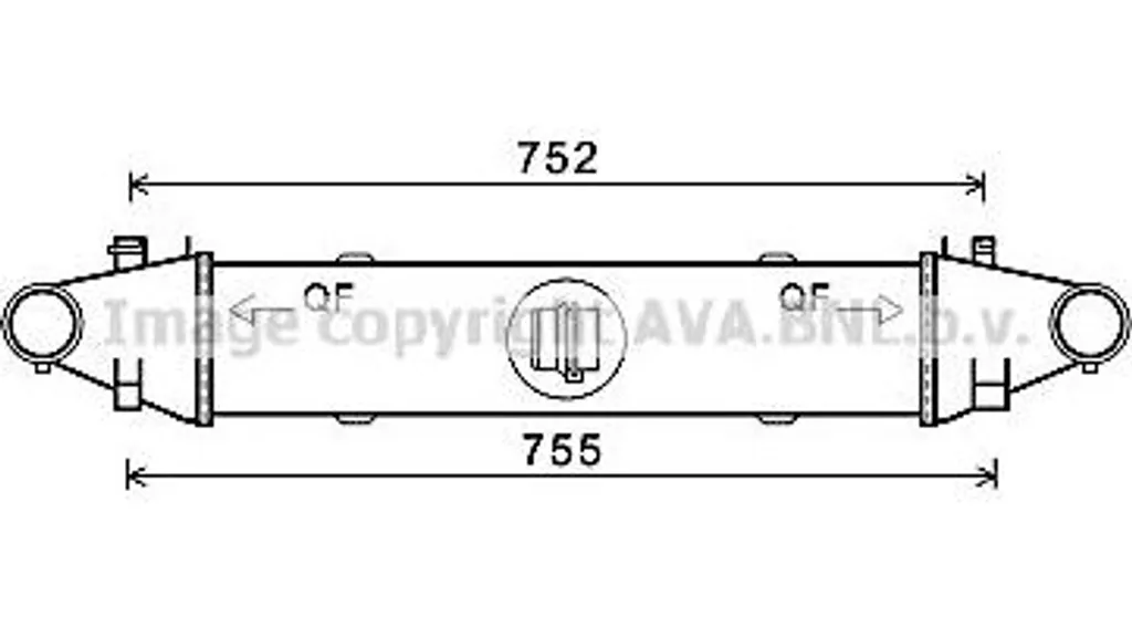 Réparer Fuite Turbo Mercedes : Refroidisseur AVA MSA4556 OE 2045000100