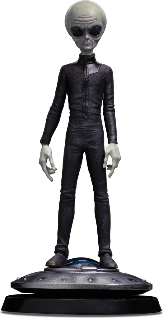 Alien Gris Statue 21 cm Je Veux Croire - Figurine Art Échelle 1/10 Fine