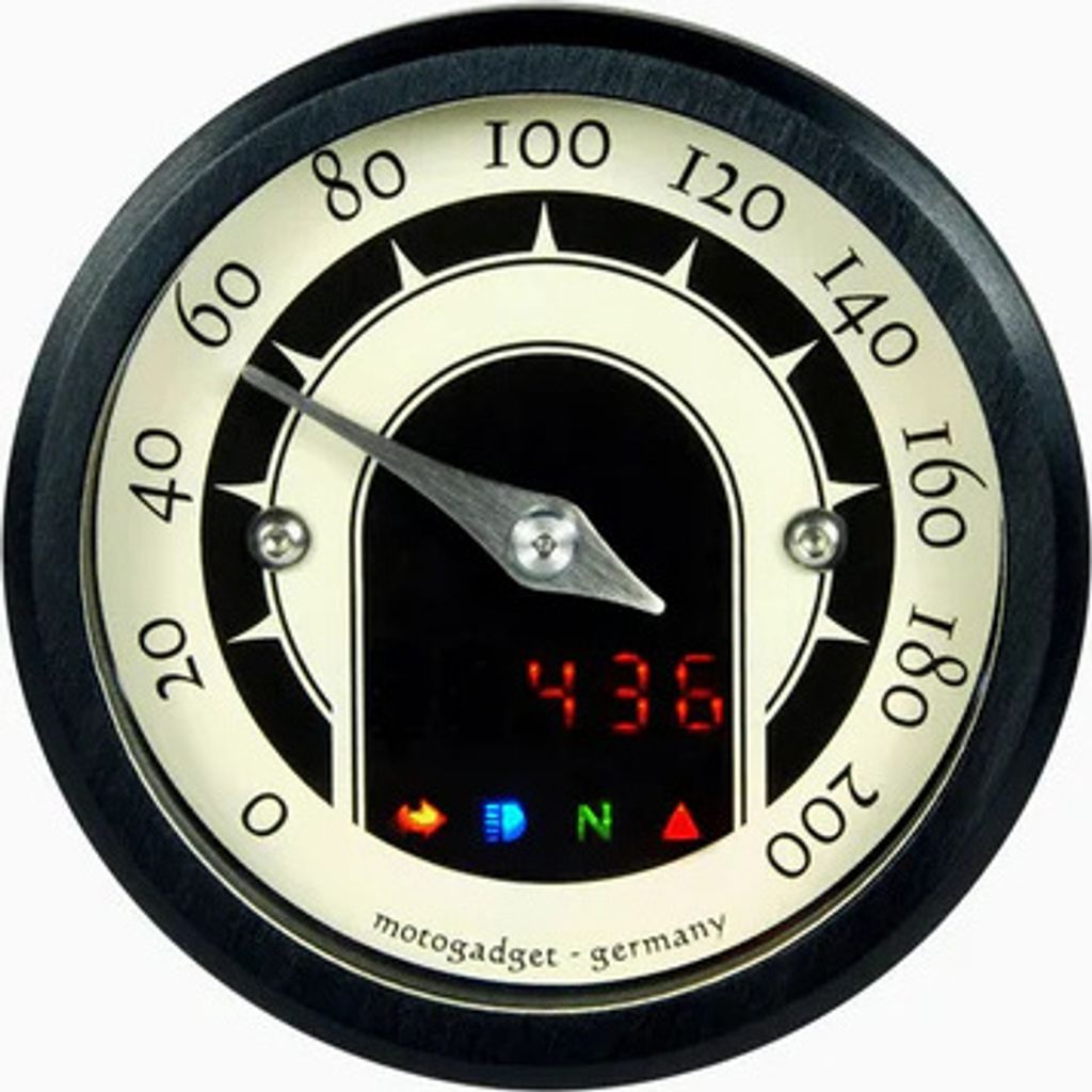 Analogový Otáčkomer 49 Mm, Čierna Farba Obrázok produktu 