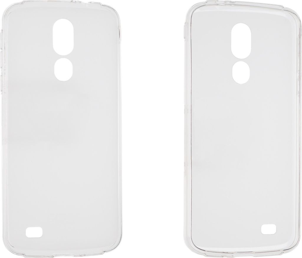 caseroxx Schutz-Hülle TPU-Hülle kompatibel mit Beafon M7 Premium / M7 Lite Premium, Gummi Handy Tasche weiß-transparent