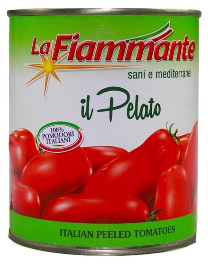 Geschälte Tomaten Die Flamme 12 X 800 Gr