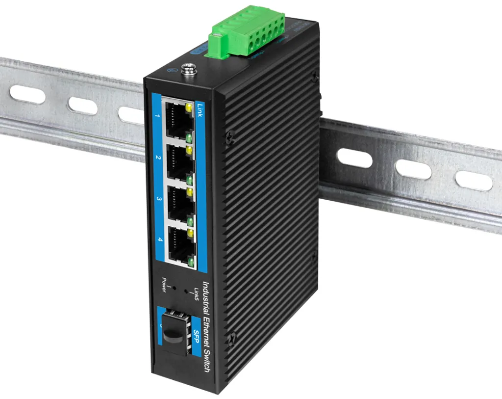 Logilink Switch Gigabit Ethernet 4 Ports 1000Mbit/s avec 1 Port SFP PT