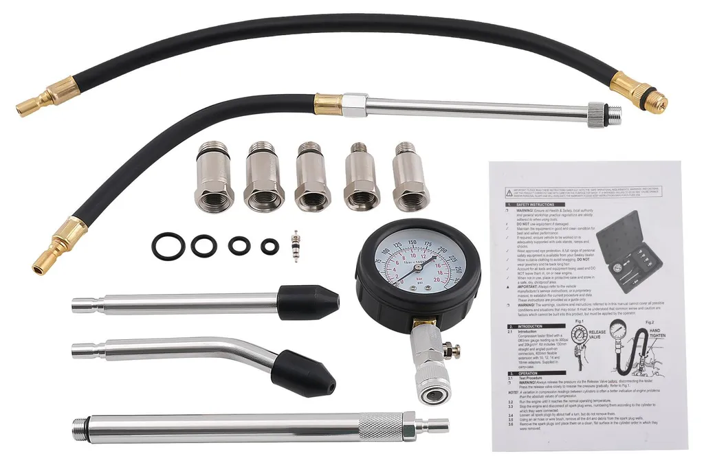 Identifier les Fuites avec ce Kit 11 Testeurs de Pression de Mesure