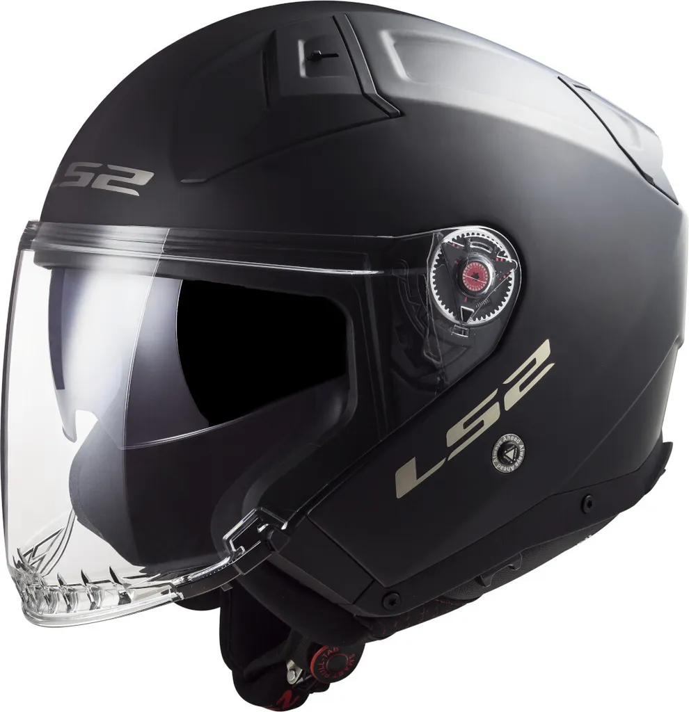 Casque LS2 OF603 Infinity II Solid Jet Noir Mat Taille L 59-60 cm - 15