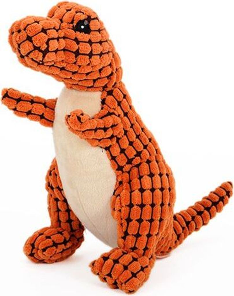 Hundespielzeug Dinosaurier 25 x 35 cm Orange