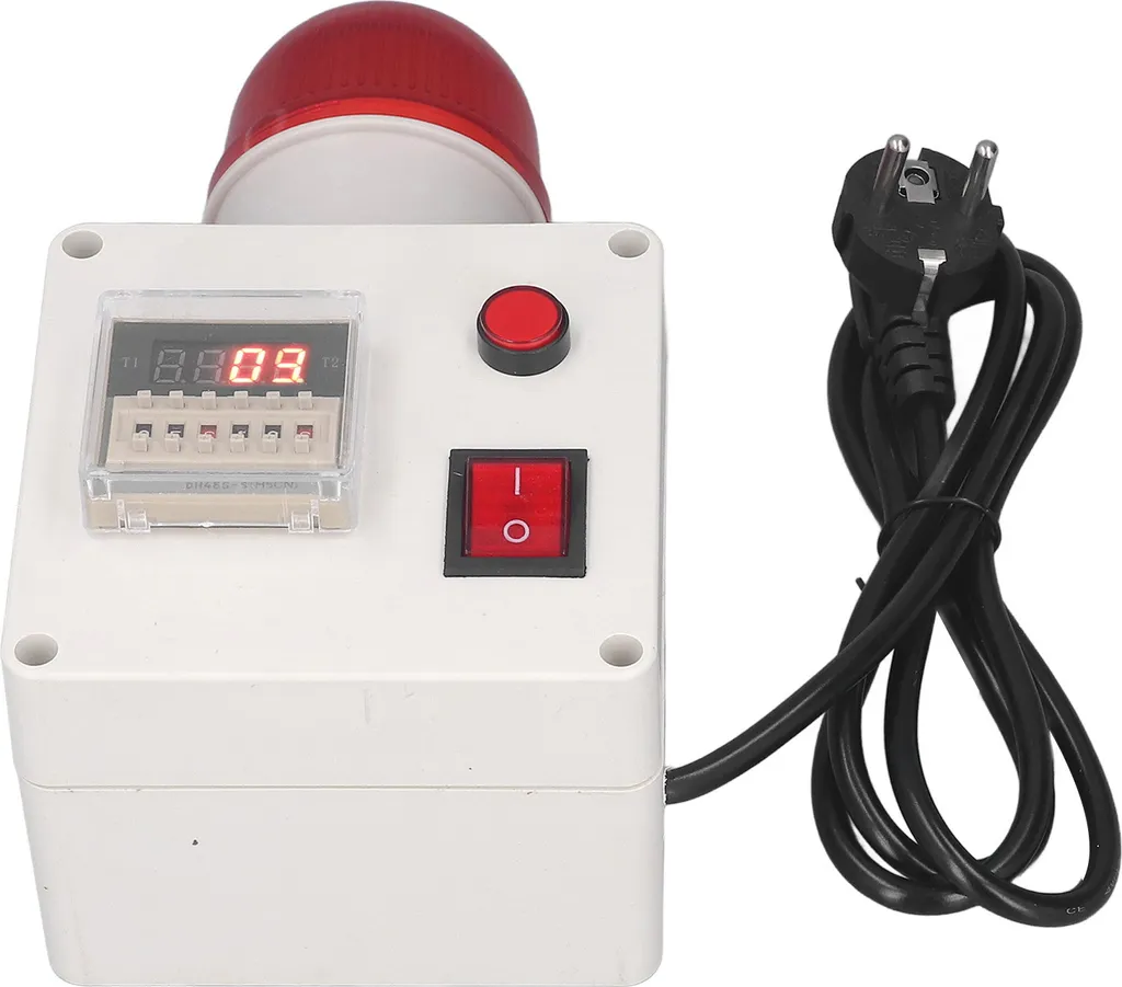 Sirène industrielle programmable avec temporisateur et alarme 110 dB