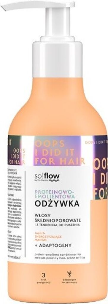Vis Plantis So!Flow Protein-Emollient Conditioner für mittelporiges und krauses Haar 400ml