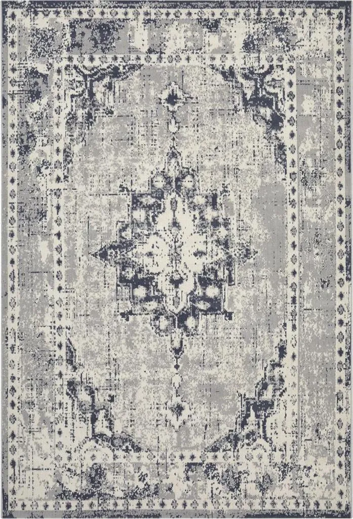 Tapis salon LUMIN 1 anti-tache oriental : déco facile pour chambre
