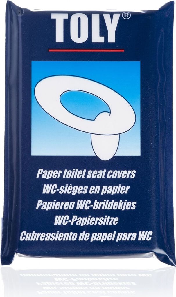 Wc Papiersitz, Größe:Polybag mit 10 Auflagen
