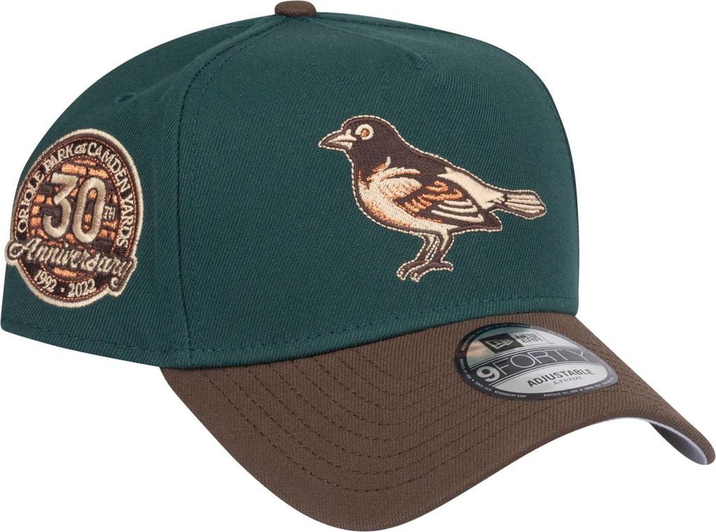 New Era 9Forty A-Frame Cap - Baltimore Orioles forest walnut