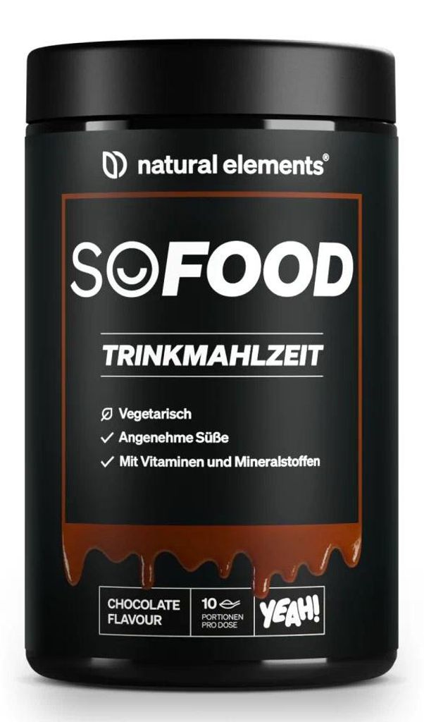 So Food Trinkmahlzeit - 900 g Pulver_für 10 Tage / Produktbild 