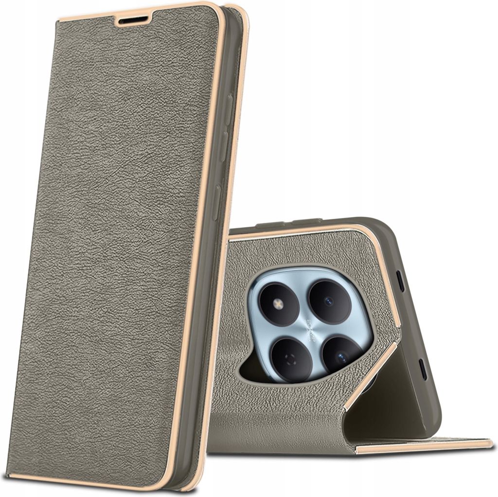 Klapphülle für Xiaomi Redmi Note 15 Pro 5G – Case Magnet Premium + 9H-Glas