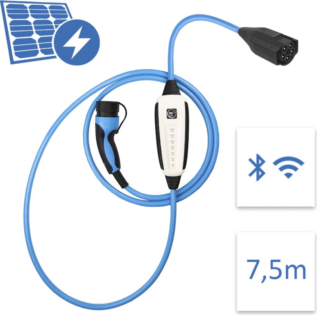 NRGkick Optimal, Blau, Typ 2, Gerade, Gerade, IP67, IP69K, Produktbild 
