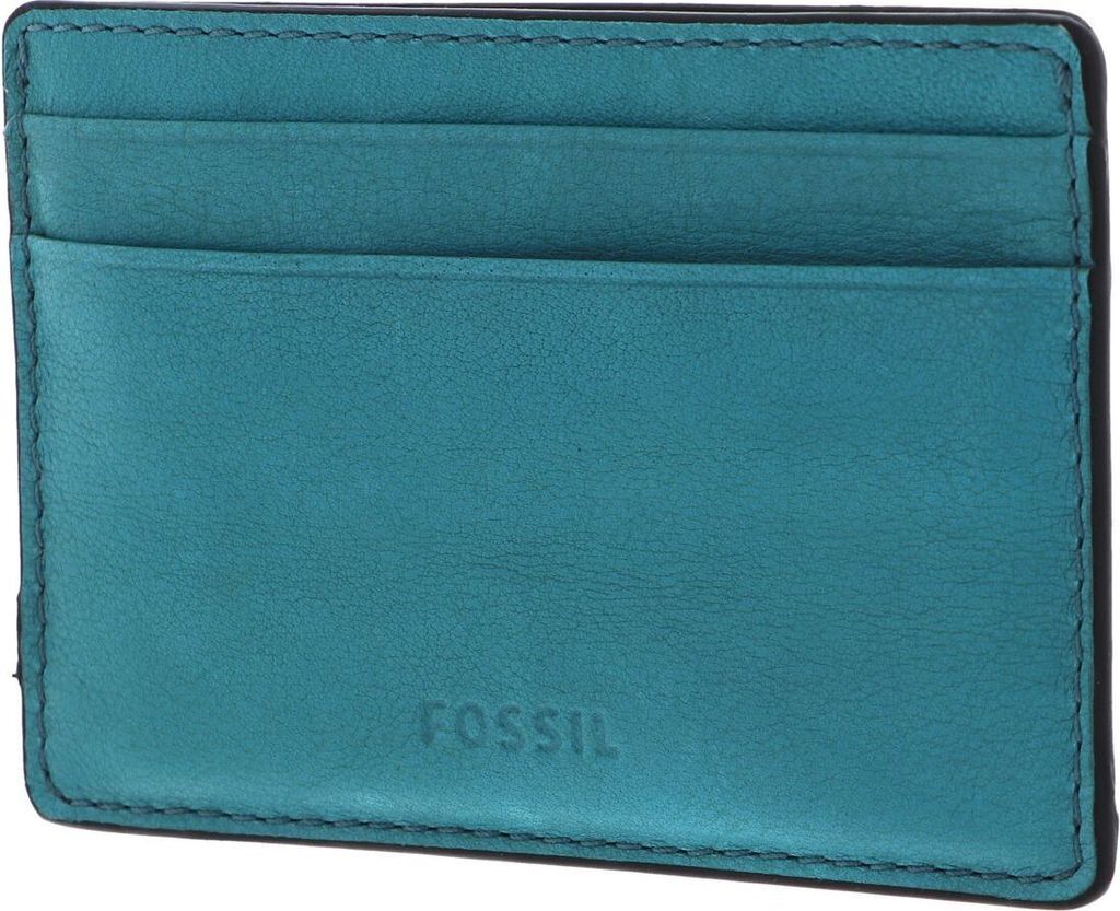 FOSSIL Kartenhalter Steven Card Case Seamist blau Produktbild 