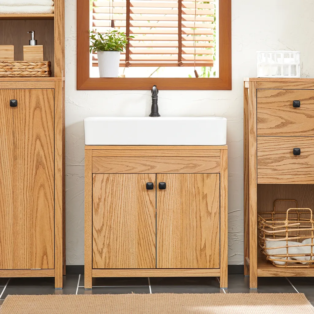 Rangement sous-lavabo 60x60x35cm pour Optimiser les Petites Surfaces - 3