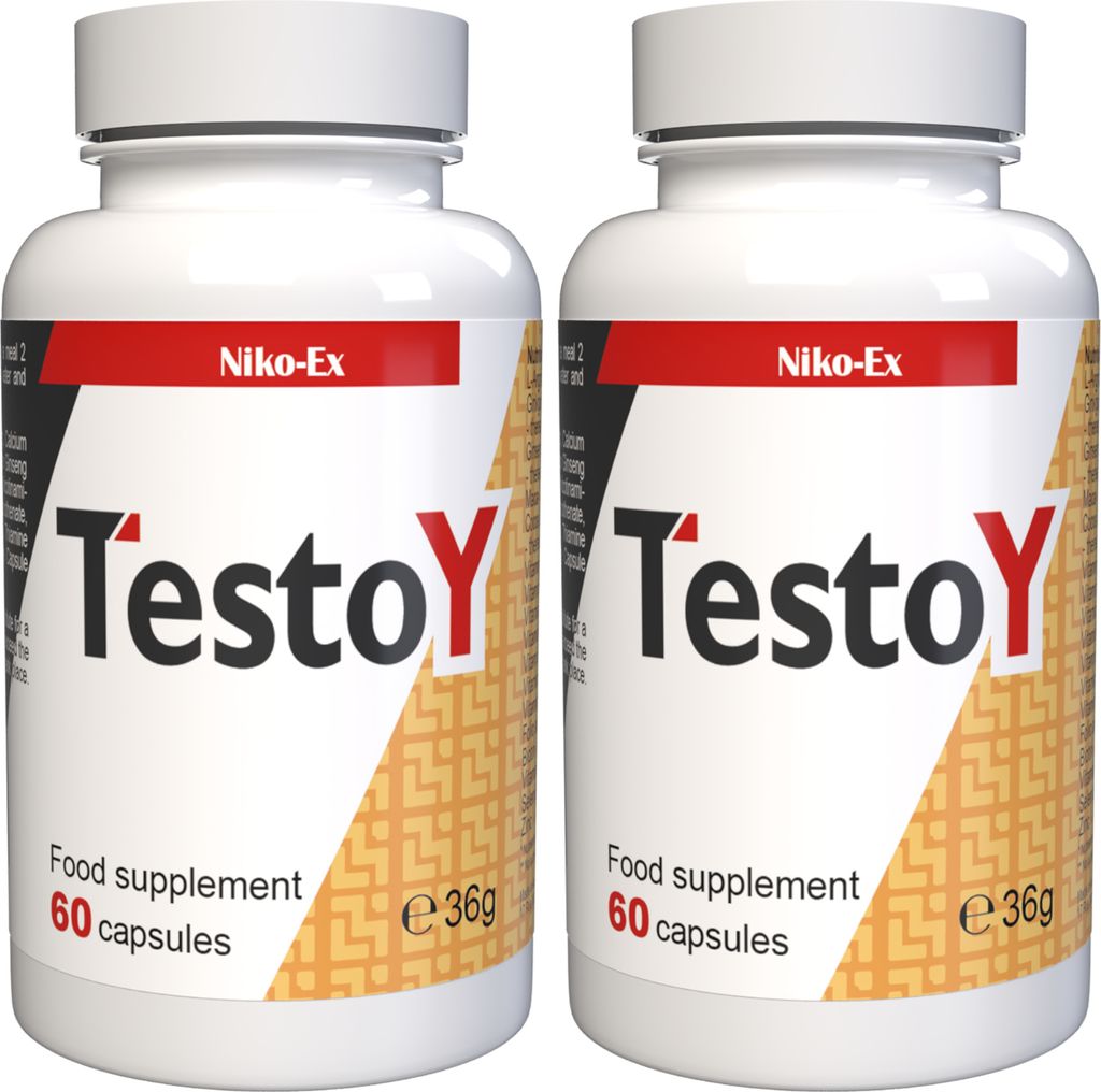 TestoY - 120 capsules (2 x 60 capsules) - pack de 2 Image du produit 
