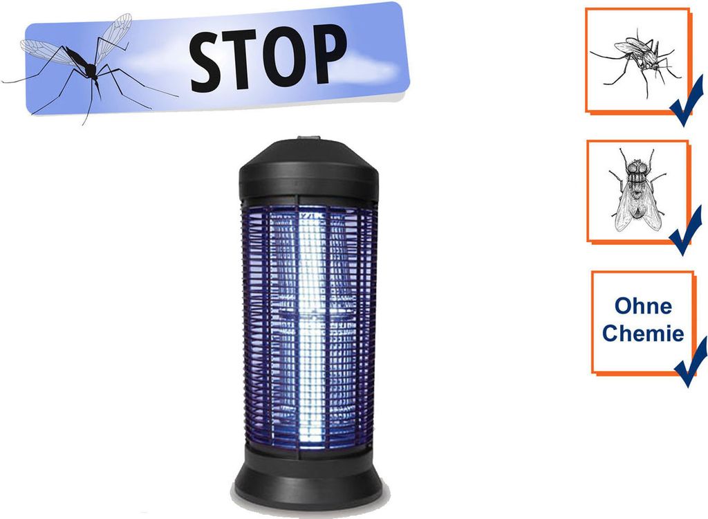 Perel Elektrischer LED UV Insektenvernichter, 4000V Produktbild 
