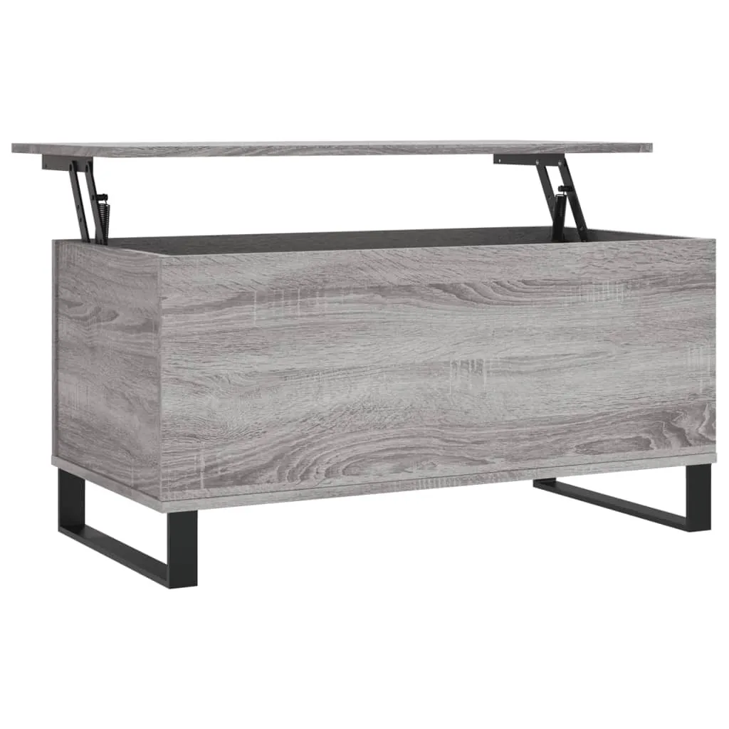 SYFAX Tavolino Grigio Sonoma 90x44,5x45 cm | Stile e Praticità