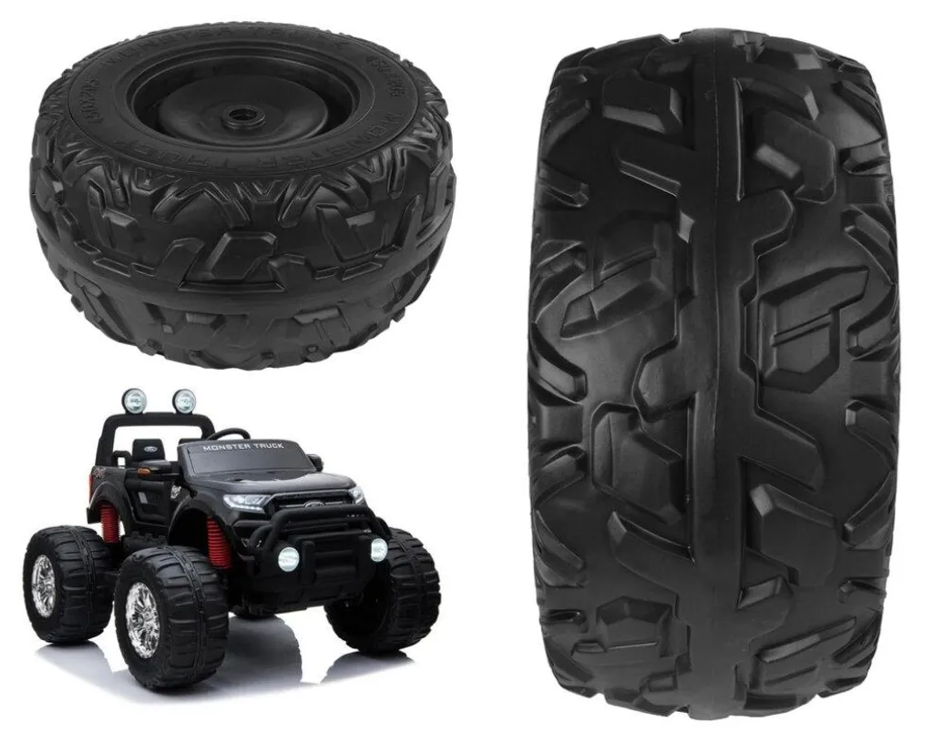 Roue de voiture électrique enfant Ford Monster DK-MT550 robuste noir