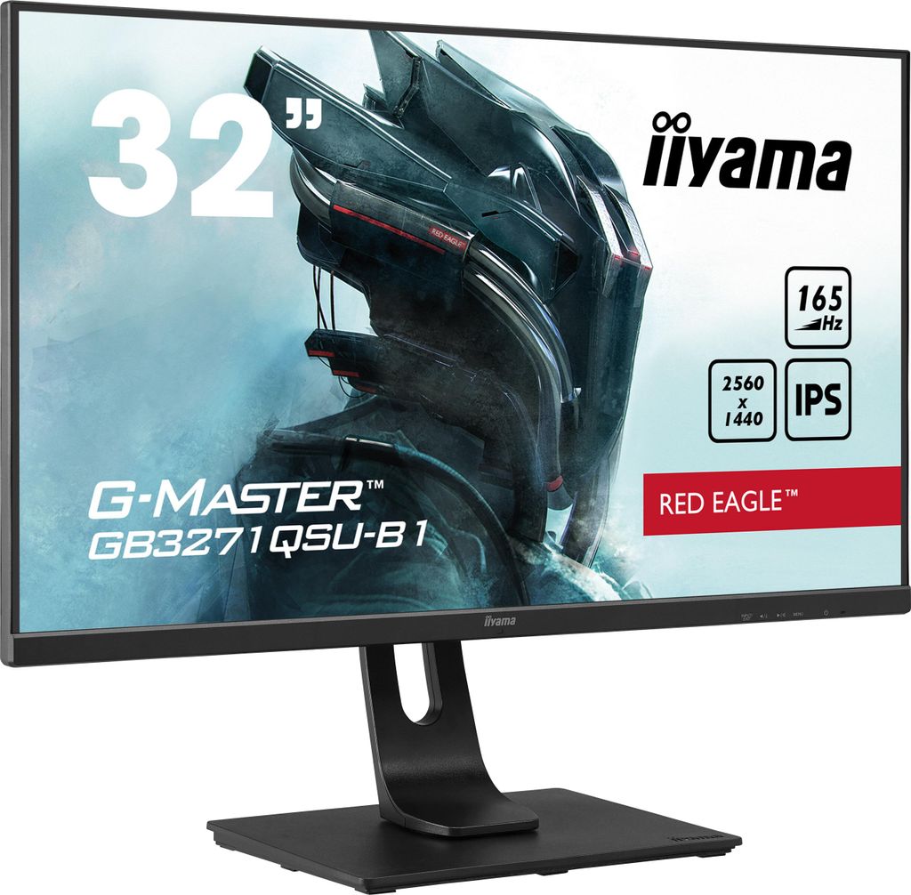 iiyama G-Master GB3271QSU-B1, Gaming-Monitor, (WQHD, IPS, Produktbild 