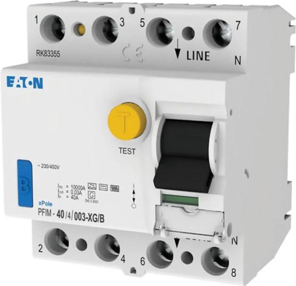 Eaton FI-Schalter Typ XG/B 40A/4pol/30mA (40A vs) Eaton Produktbild 