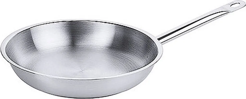 Padella Inox 18/10 Fondo Sandwich 7mm Induzione - Design Professionale