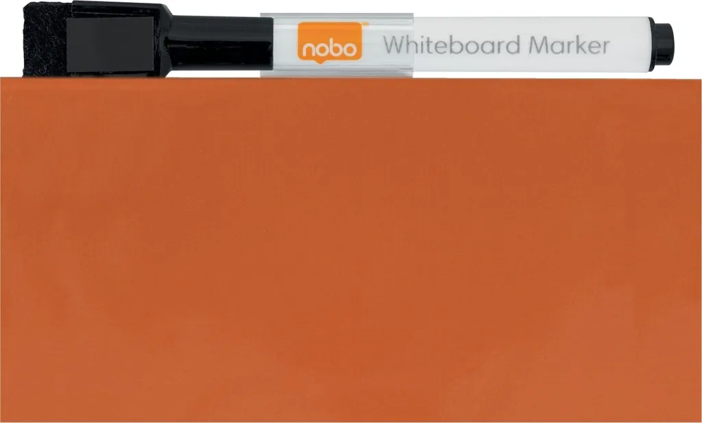 Tableau effaçable à sec orange 360mm magnétique avec surface laquée - 5