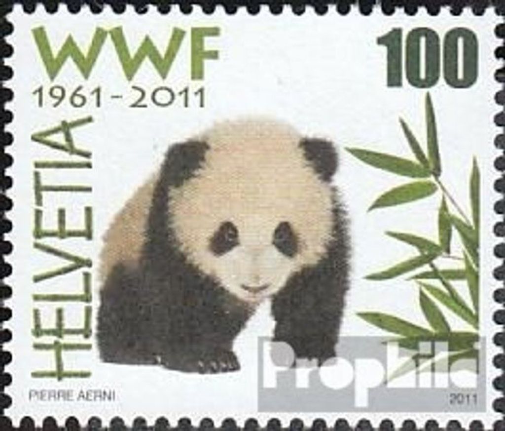 Briefmarken Schweiz 2011 Mi 2189 (kompl.Ausg.) gestempelt 50 Jahre WWF