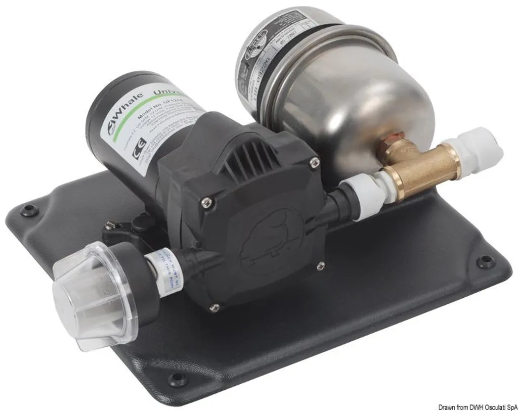 Fini les chutes de pression : Pompe Whale 24V 18L/m avec vase d'expansion