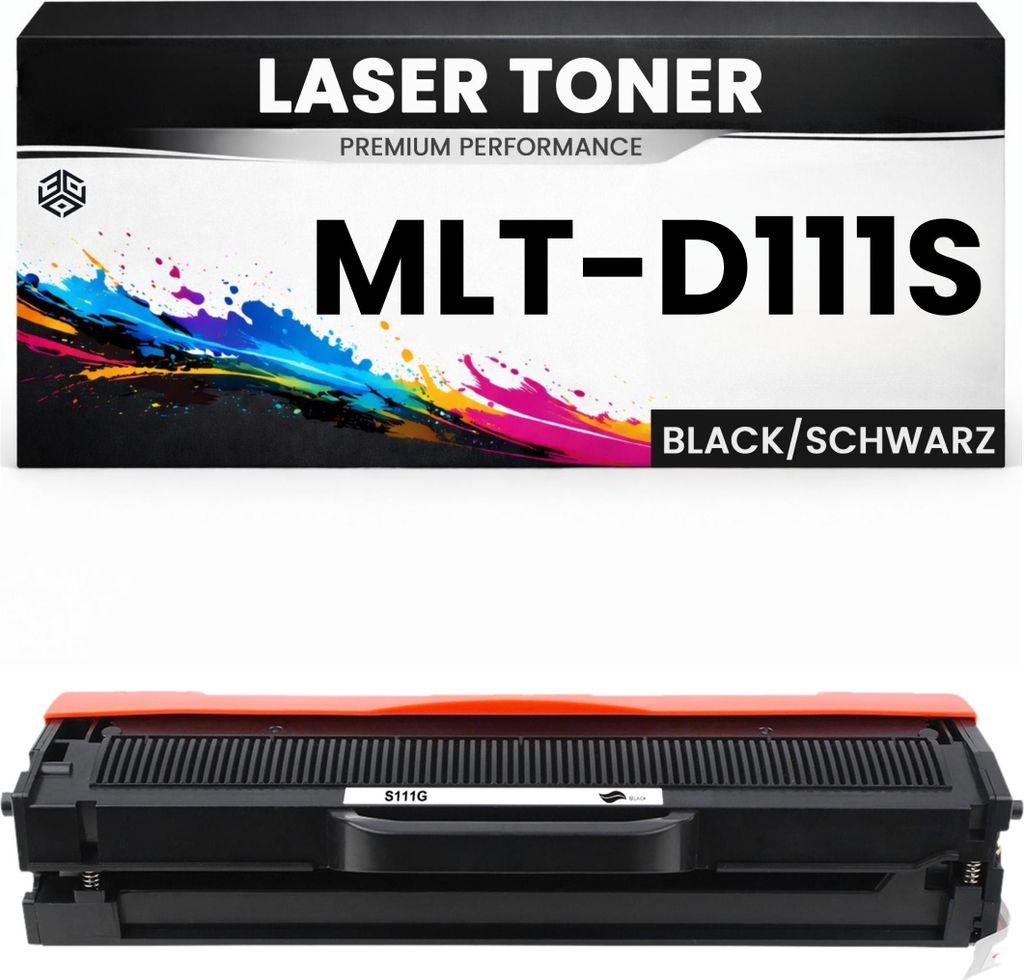 Toner 111S für Samsung Schwarz MLT-D111S wie Original Premium alternative für Samsung Xpress SL-M2020 SL-M2022 SL-M2026W SL-M2070 SL-M2070FW