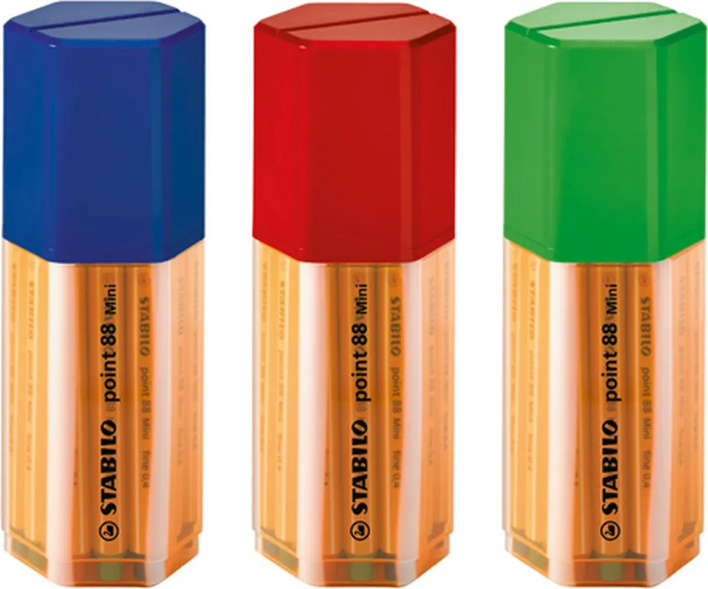 STABILO punto 88 Mini 18 Colori | Pennarelli Punta Fine per la Scuola
