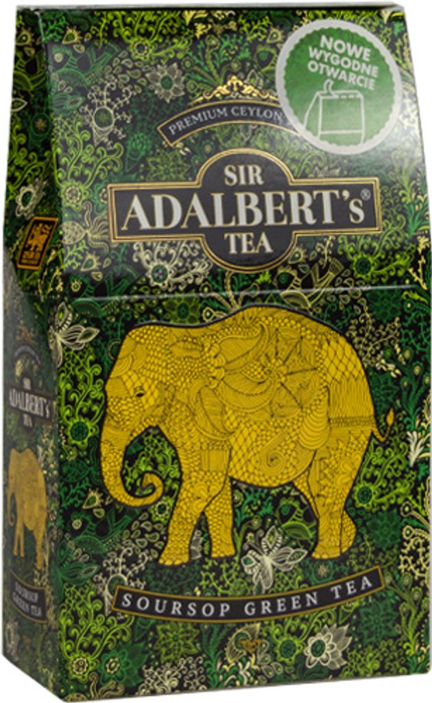 Adalbert's herbata zielona soursop 100g Zdjęcie produktu 