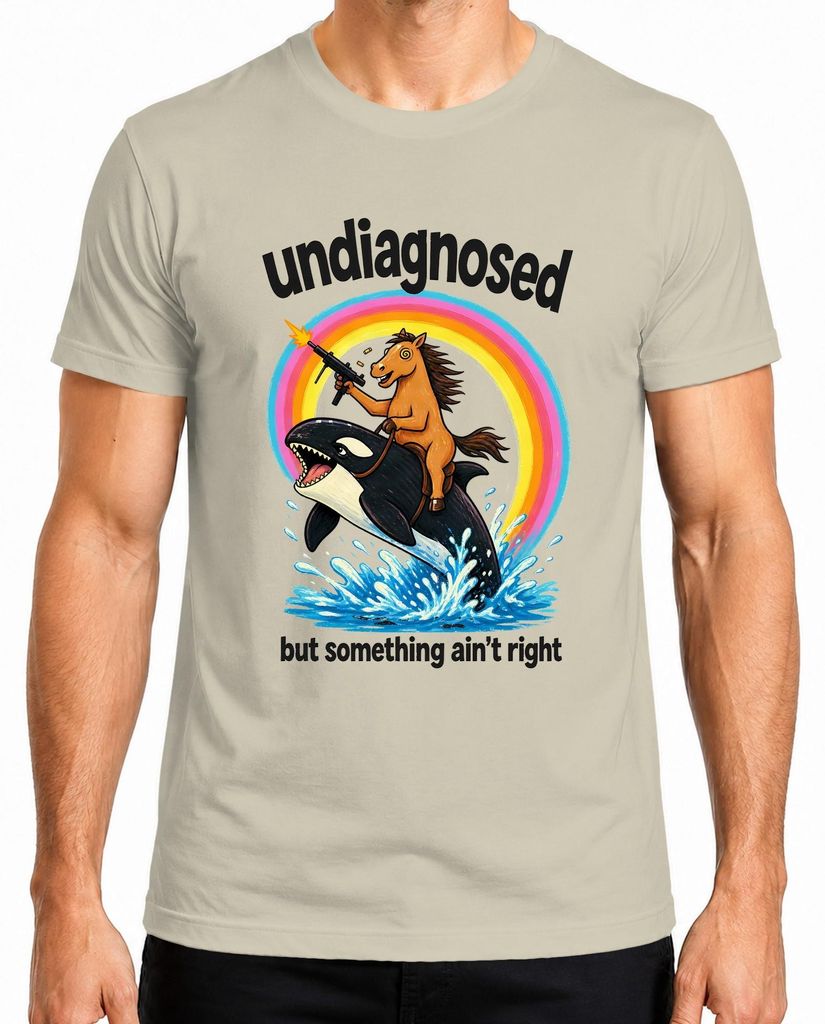Camiseta para hombre con el texto "Undiagnosed But Imagen del producto 