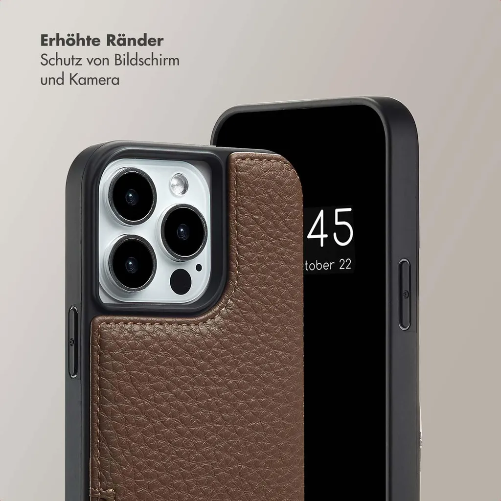 Cover con Tracolla iPhone 13 Pro Selencia Nova Porta Documenti - 5