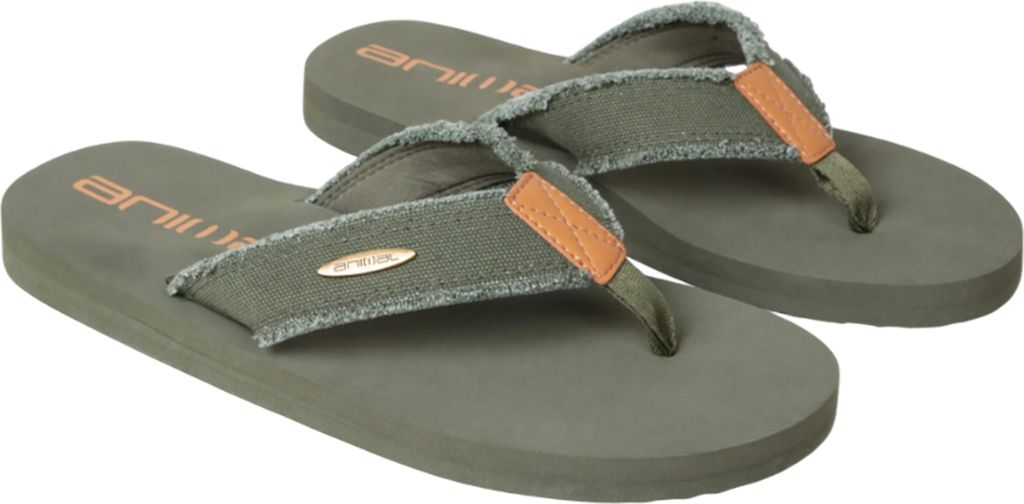 Animal - Herren Flipflops "Tidal" MW3901 (44 EU) (Khakigrün)