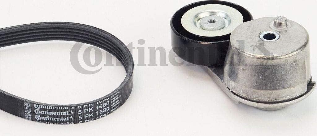 Continental ContiTech 5PK1680K1 Keilrippenriemensatz für OPEL Mokka / Mokka X (J13) Astra K Sports Tourer (B16) Corsa E Schrägheck (X15) INSIGNIA CC