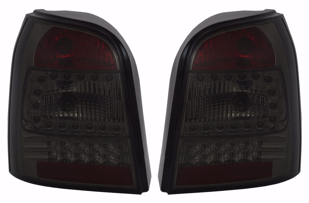 Eagle Eyes LED Rückleuchten Set in Smoke für Audi A4 B5 Avant, Bj. 1996-2001