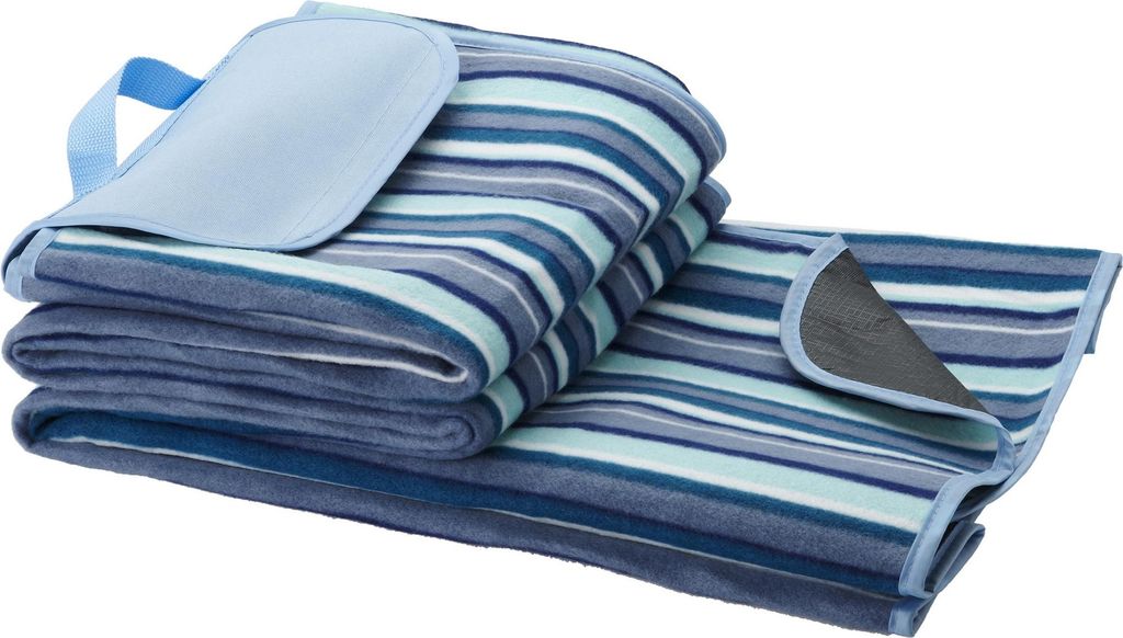 Bullet Riviera Picknickdecke PF2049 (Einheitsgröße) (Weiß/Blau)