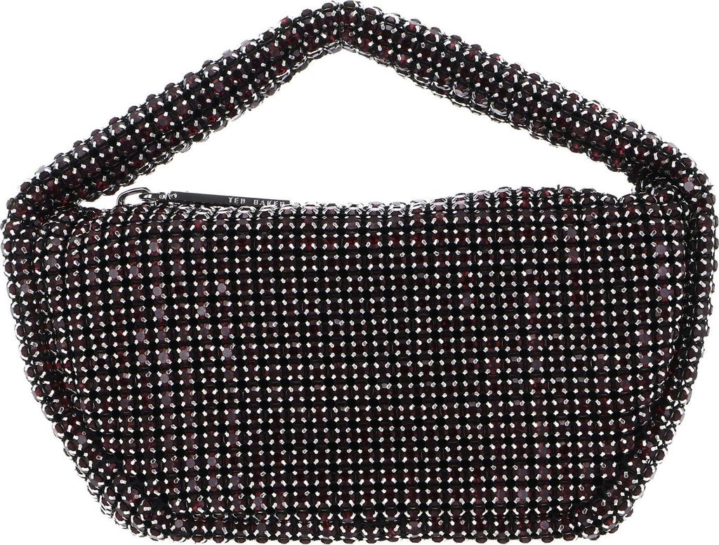 Ted Baker Handtasche Crystol Mini Crystal Slouchy Hobo Bag Dk - Red dunkelrot