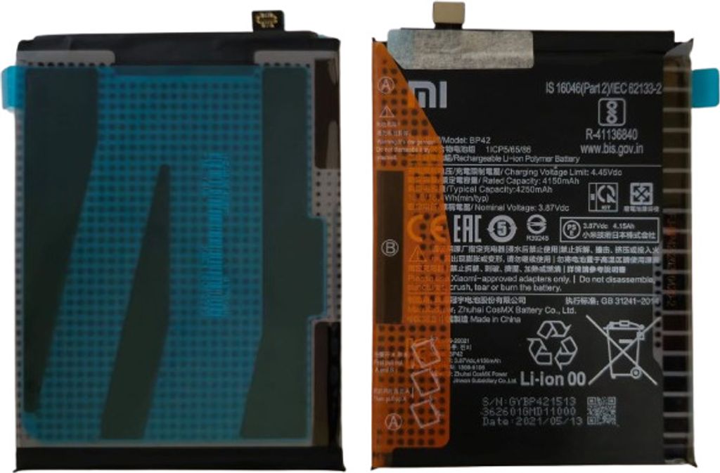 100% ORYGINALNA BATERIA BP42 XIAOMI Mi 11 Lite 4G | 11 Lite Zdjęcie produktu 