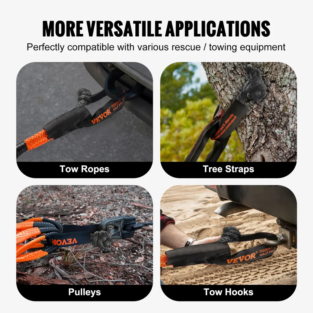 Coppia Grilli Tessili VEVOR 20 Ton | Accessori Traino Professionali - 6